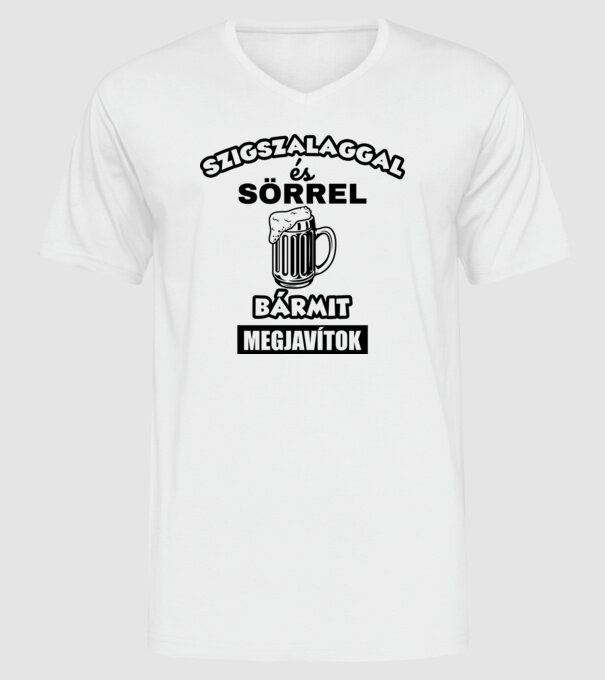  minta fehér pólón