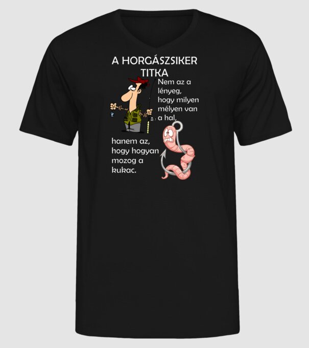  minta fekete pólón