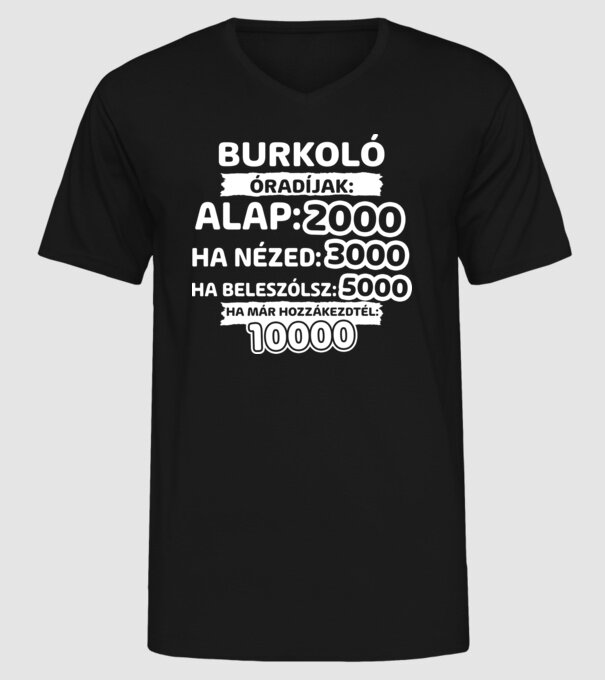  minta fekete pólón