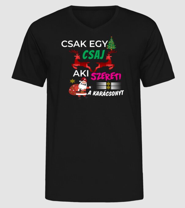  minta fekete pólón
