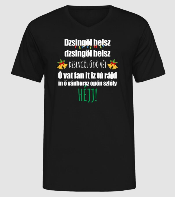  minta fekete pólón