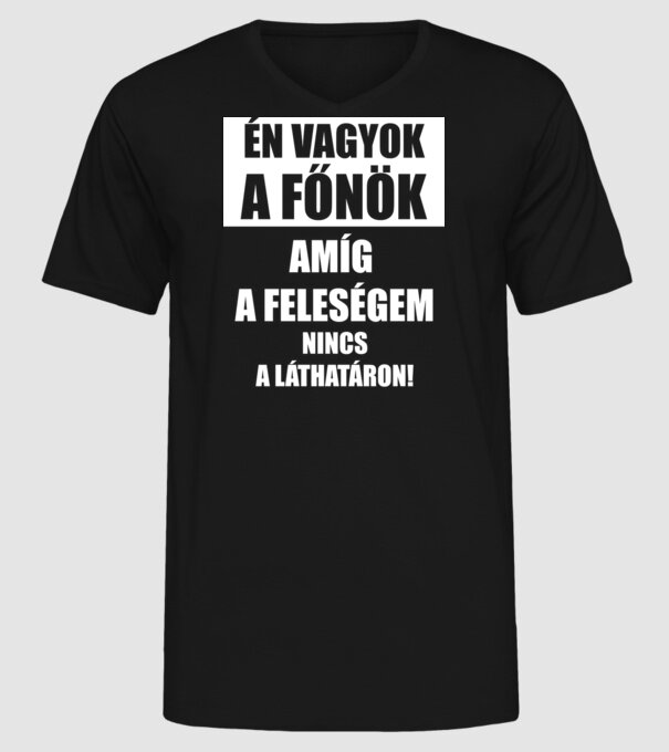  minta fekete pólón