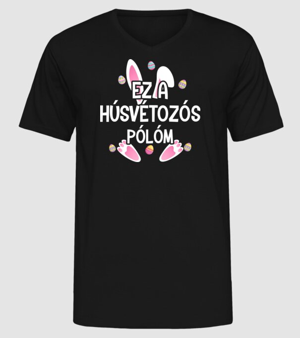  minta fekete pólón