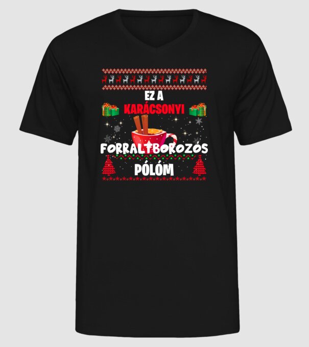  minta fekete pólón