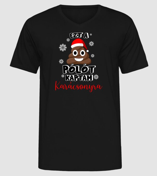  minta fekete pólón