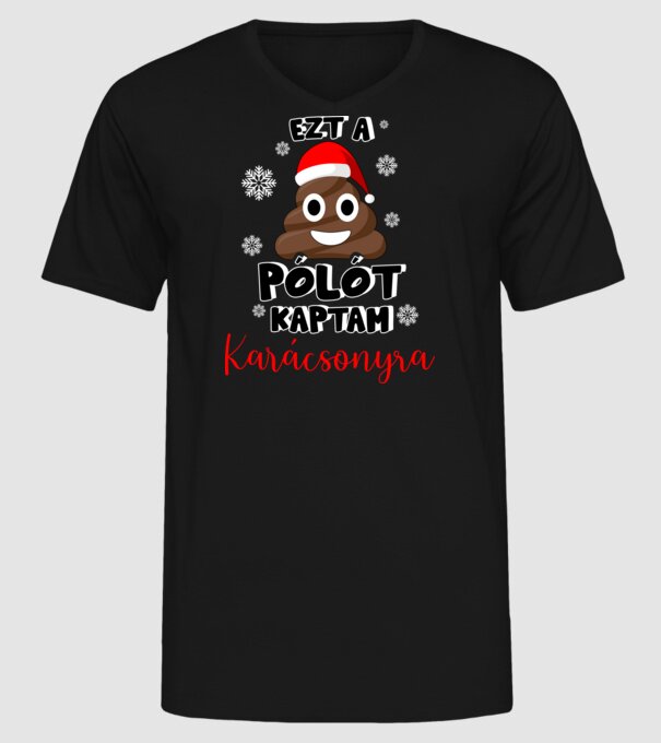  minta fekete pólón