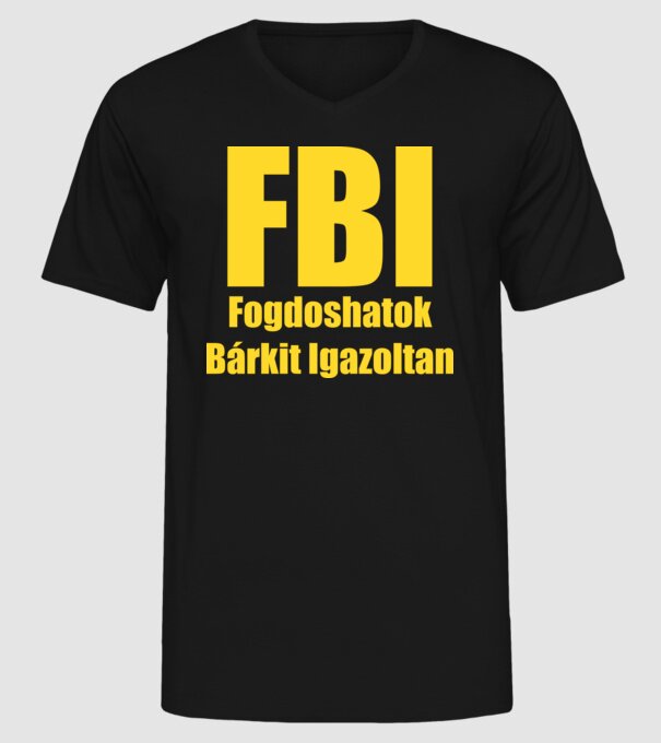  minta fekete pólón