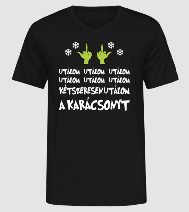  minta fekete pólón