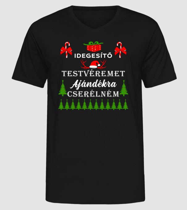  minta fekete pólón