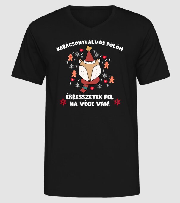  minta fekete pólón