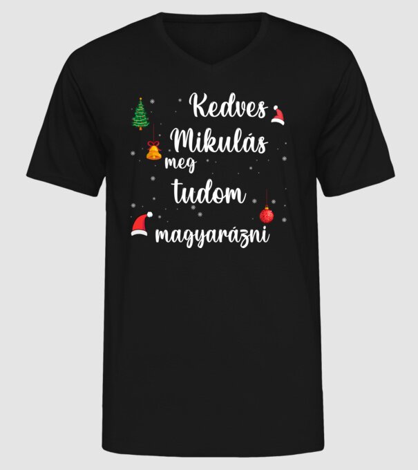  minta fekete pólón