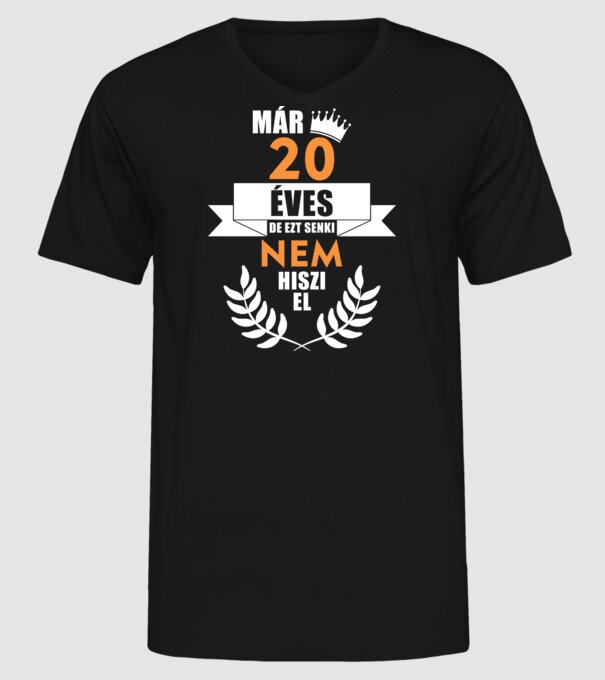  minta fekete pólón