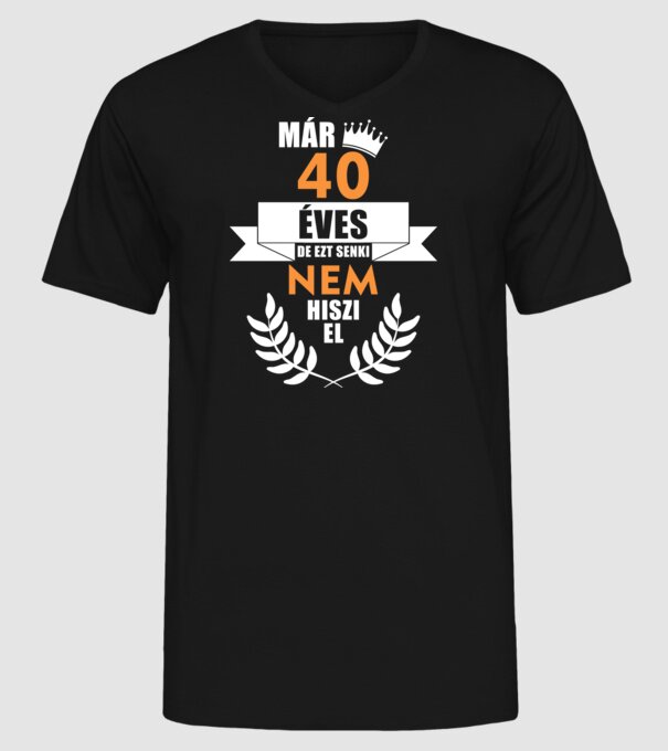  minta fekete pólón
