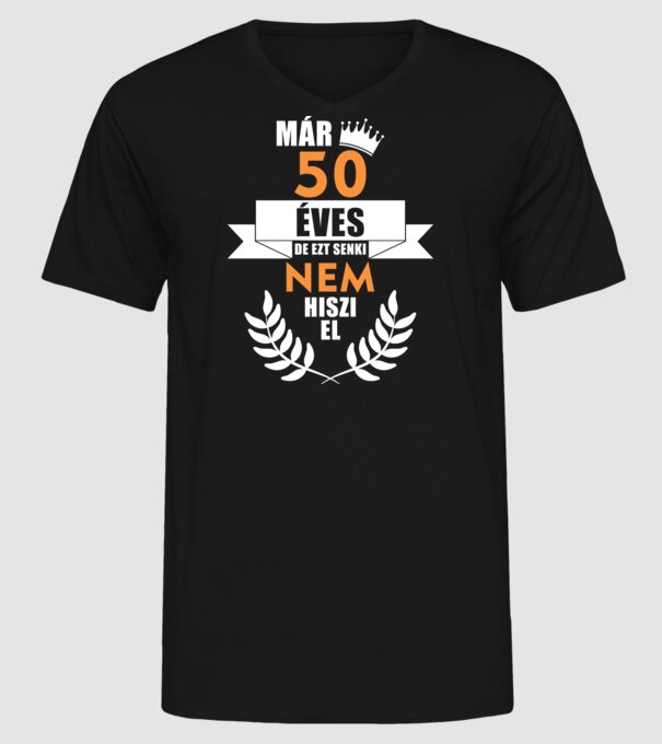  minta fekete pólón