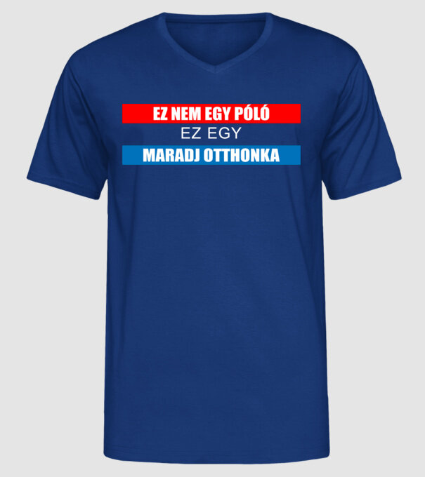  minta királykék pólón
