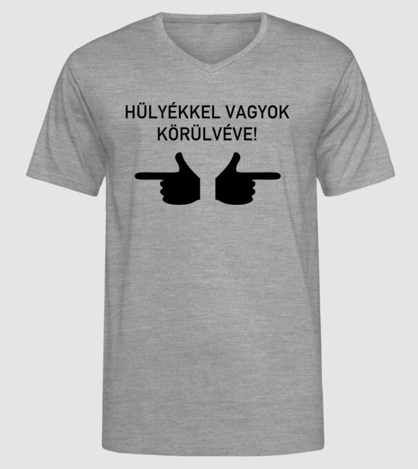  minta szürke pólón