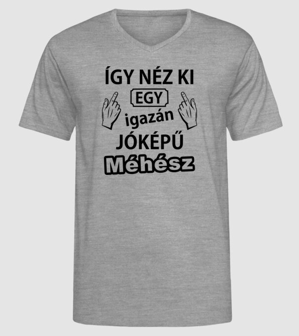  minta szürke pólón