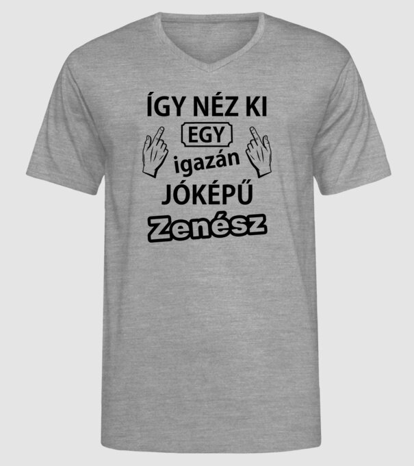  minta szürke pólón
