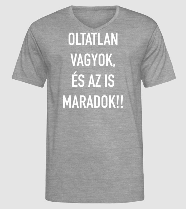  minta szürke pólón