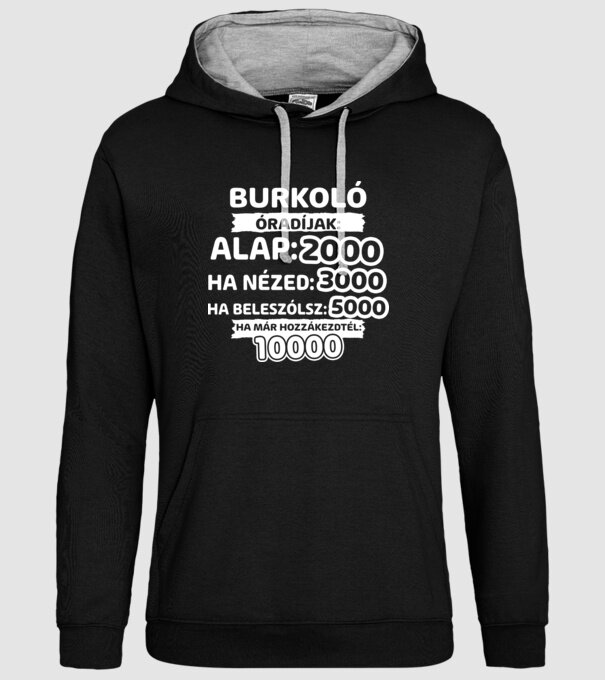  minta fekete pólón