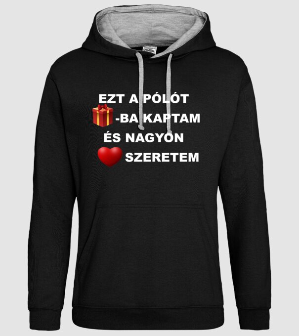  minta fekete pólón