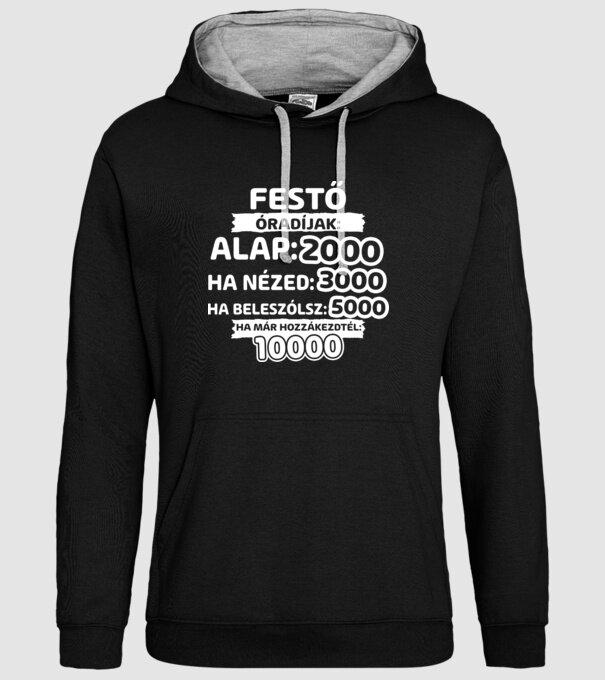  minta fekete pólón