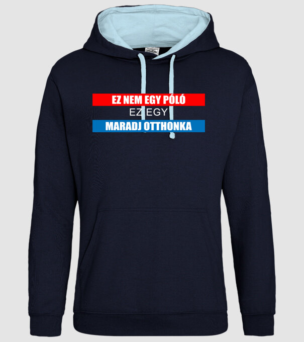  minta sötétkék pólón