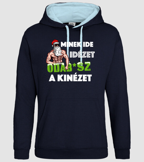  minta sötétkék pólón