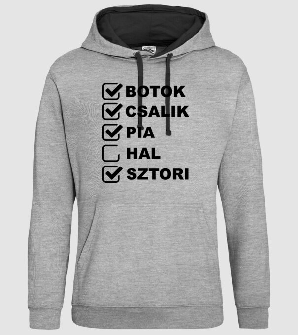  minta szürke pólón
