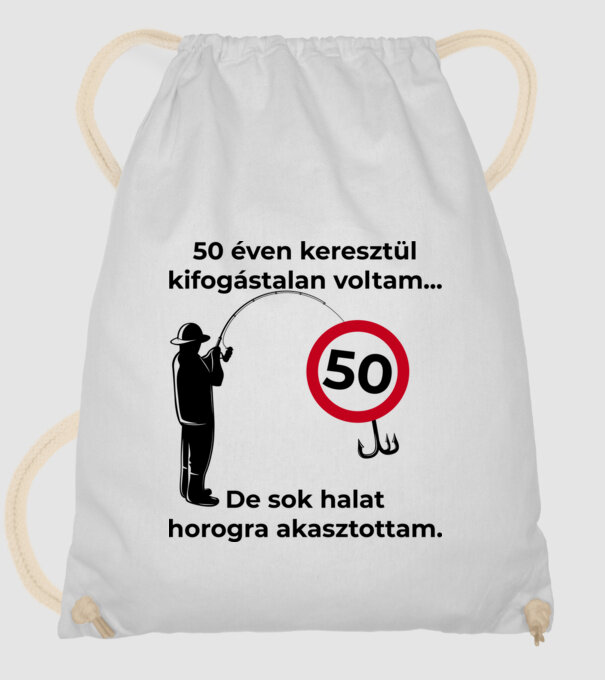  minta fehér pólón
