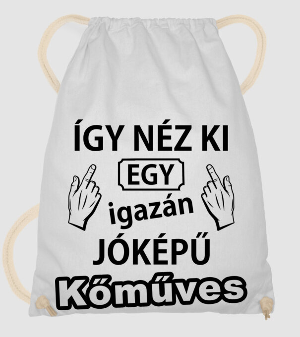  minta fehér pólón
