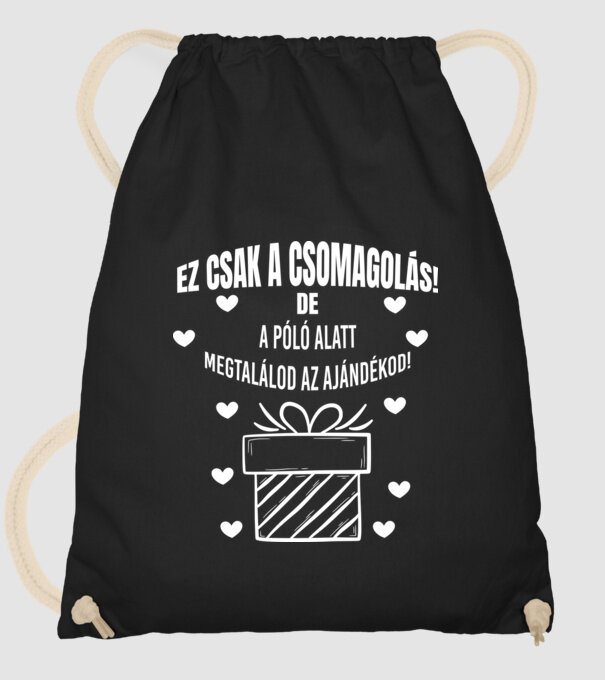  minta fekete pólón