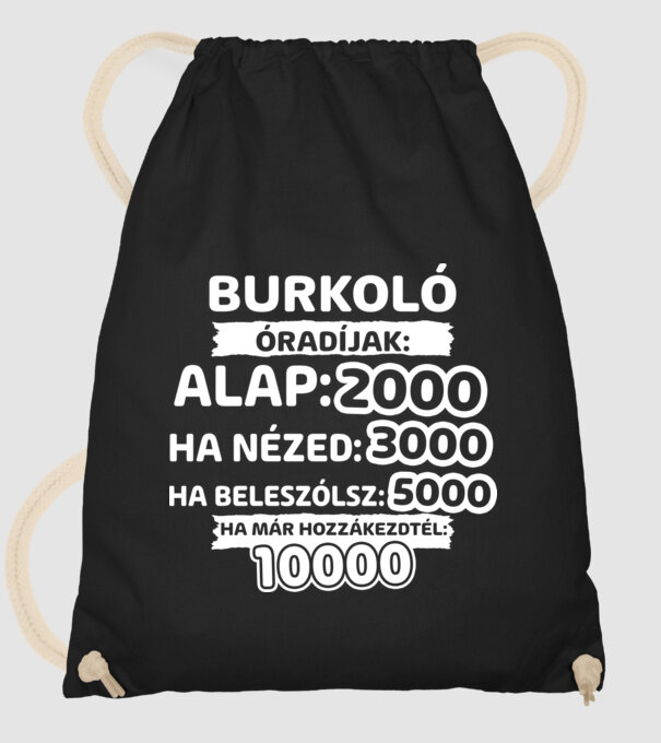  minta fekete pólón