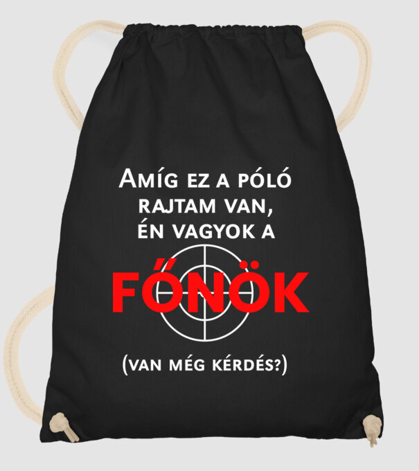  minta fekete pólón
