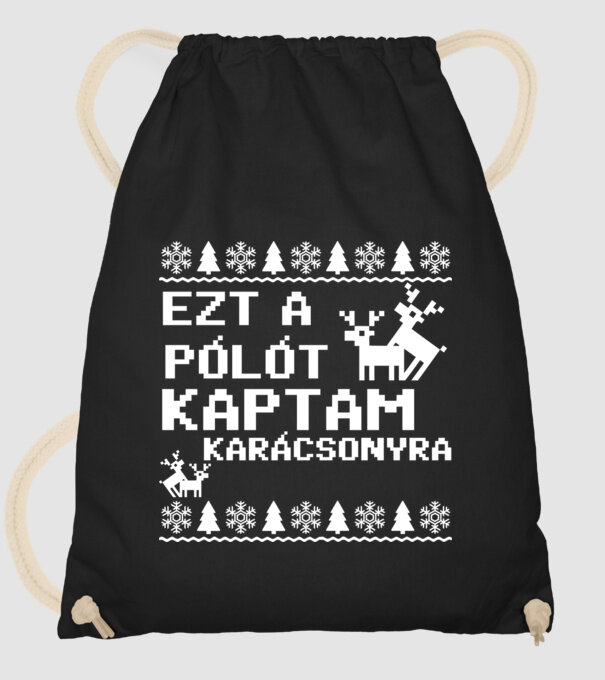  minta fekete pólón