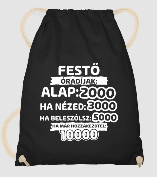  minta fekete pólón