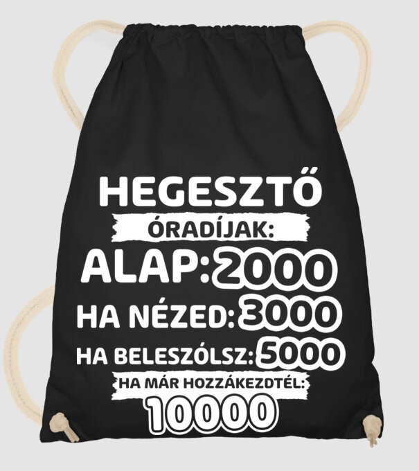  minta fekete pólón