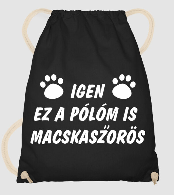  minta fekete pólón