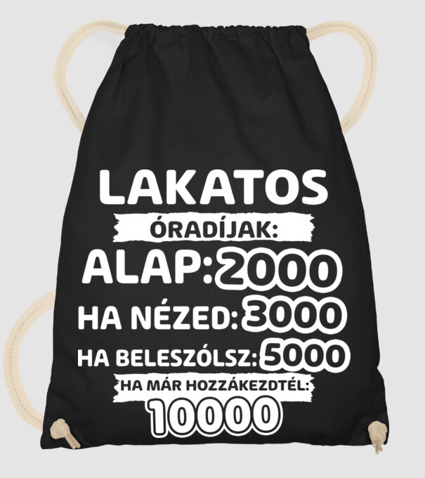  minta fekete pólón