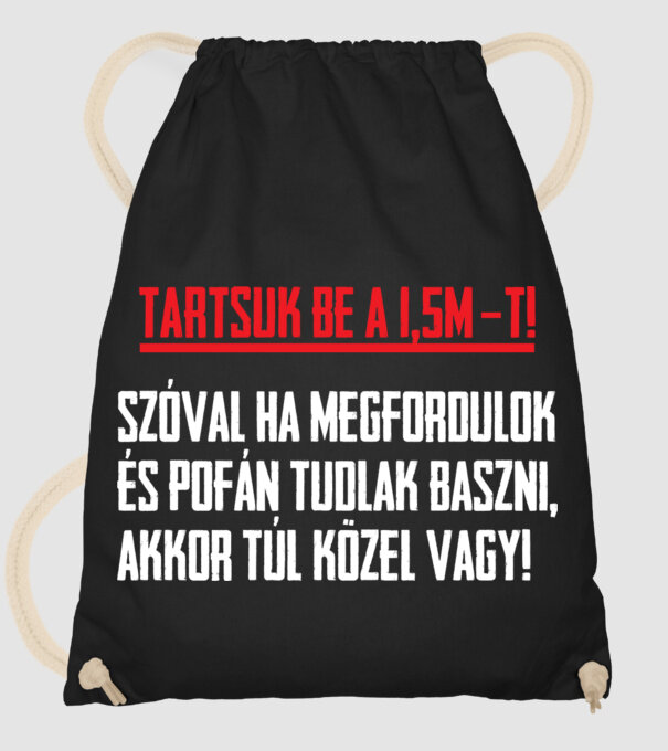  minta fekete pólón
