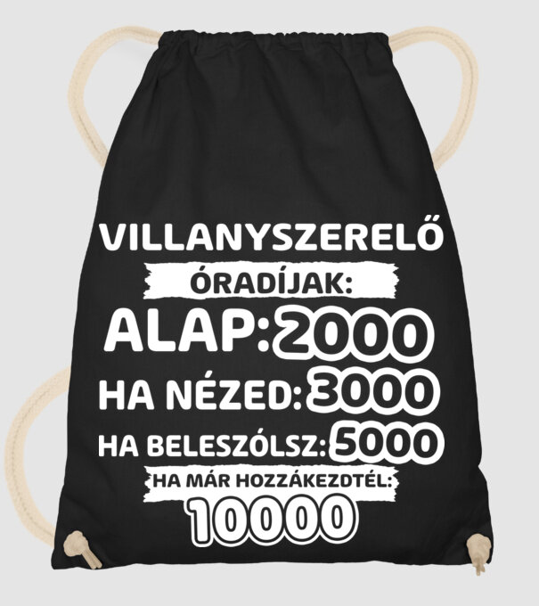  minta fekete pólón