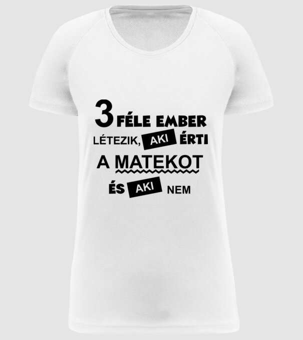  minta fehér pólón