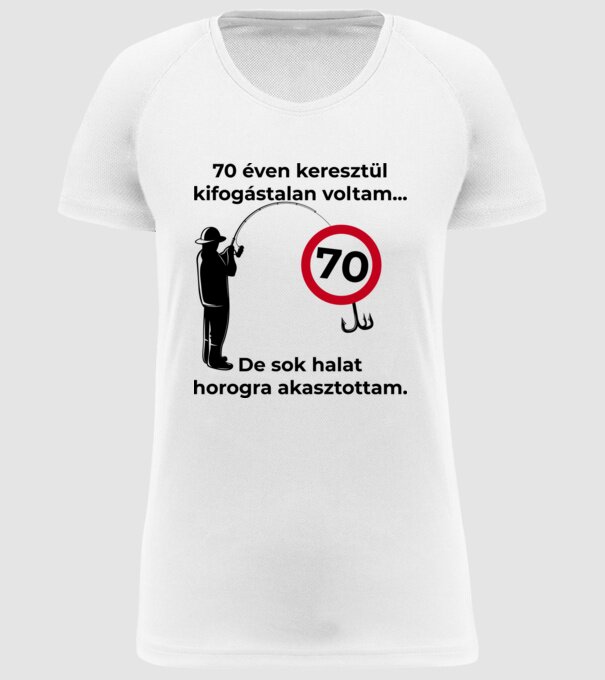 minta fehér pólón