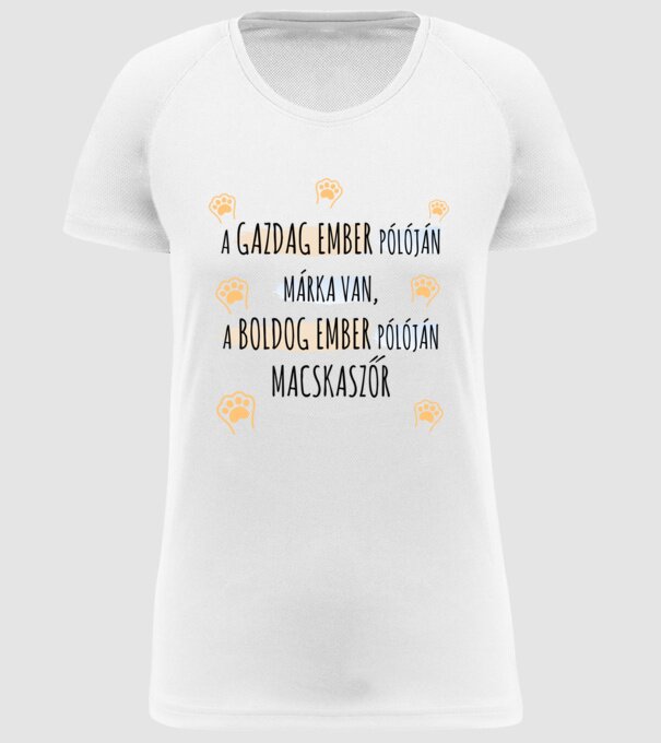  minta fehér pólón