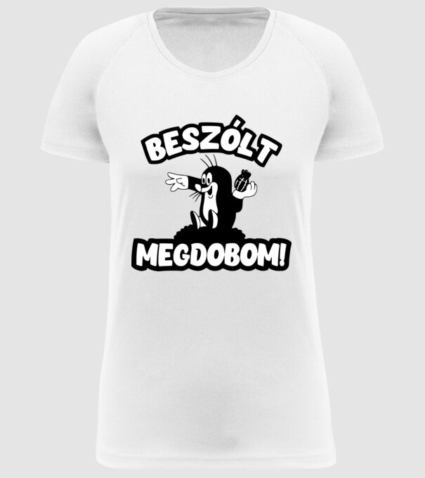  minta fehér pólón