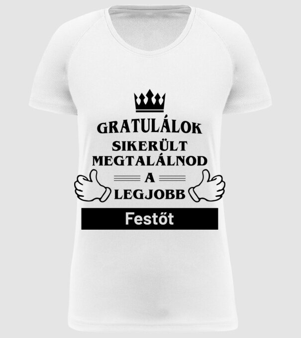  minta fehér pólón