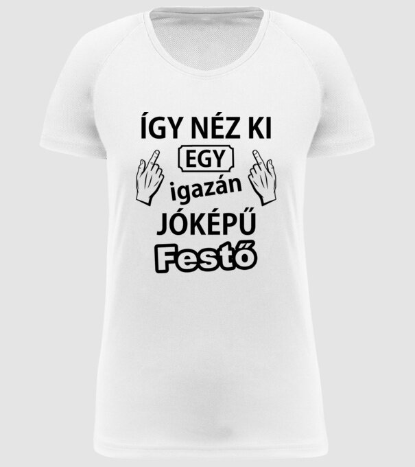  minta fehér pólón