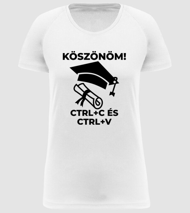  minta fehér pólón