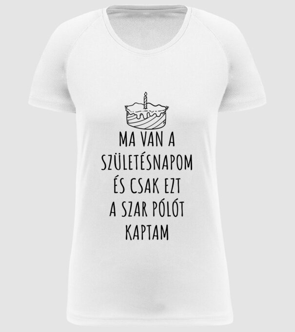  minta fehér pólón