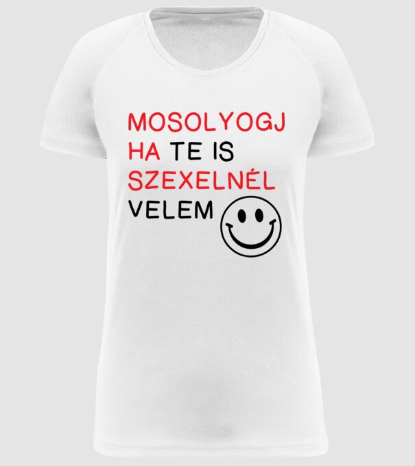  minta fehér pólón